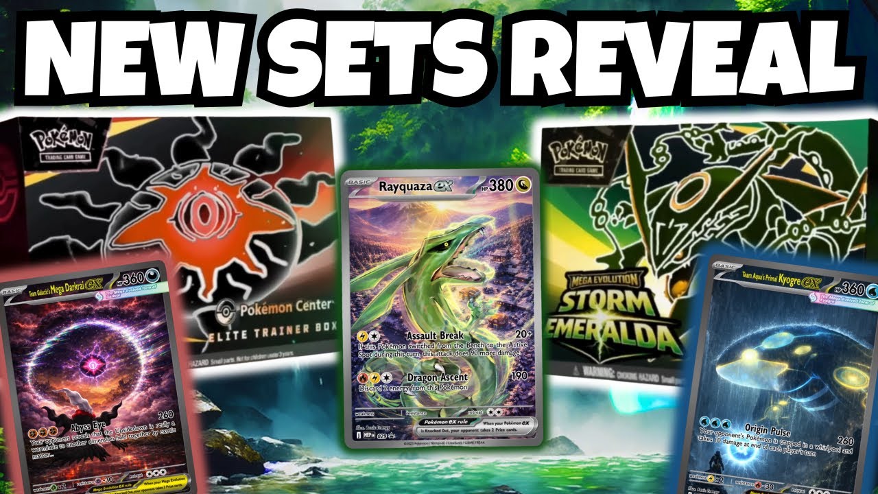 NEW Pokemon Sets OFFICIALY REVEALED! Abyss Eye AND Storm Emeralda