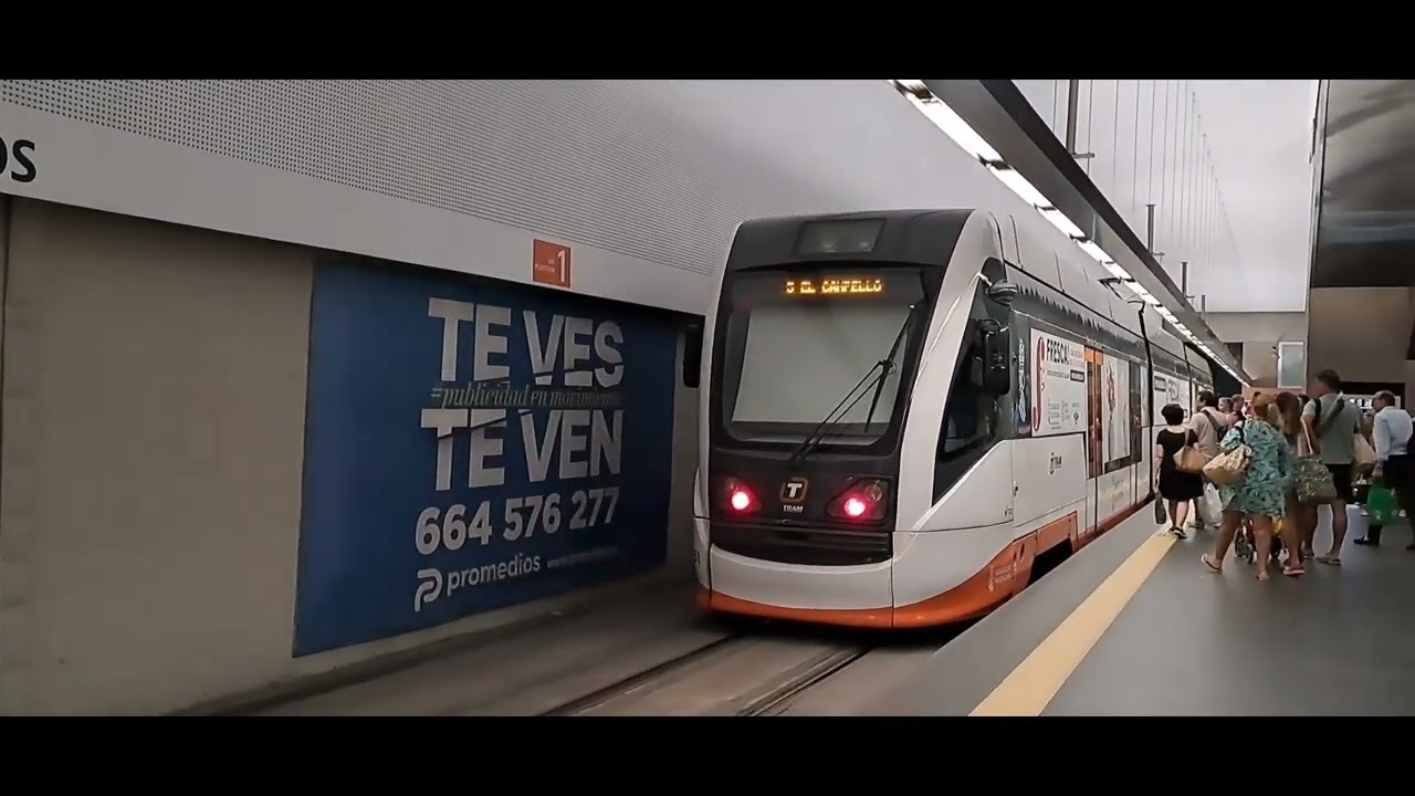 TRAM de Alicante: Estación de Luceros |L1, L2, L3 y L4|