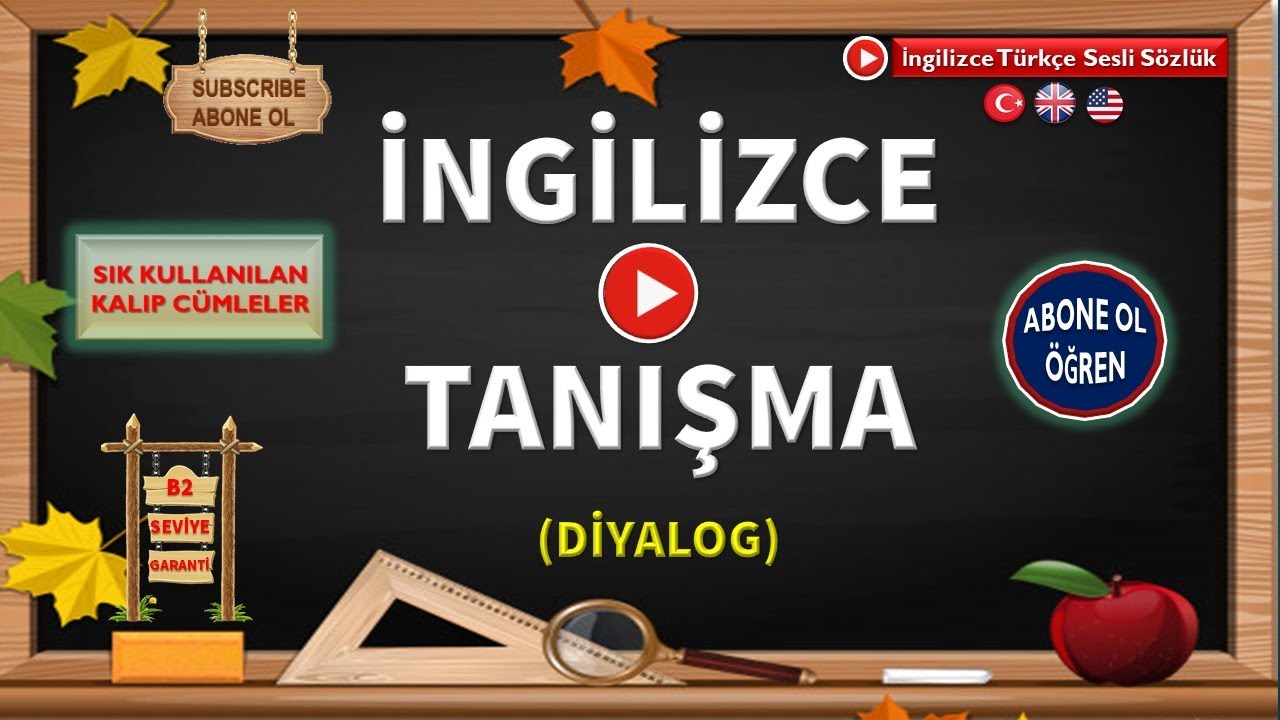 İngilizce Tanışma (Diyalog)