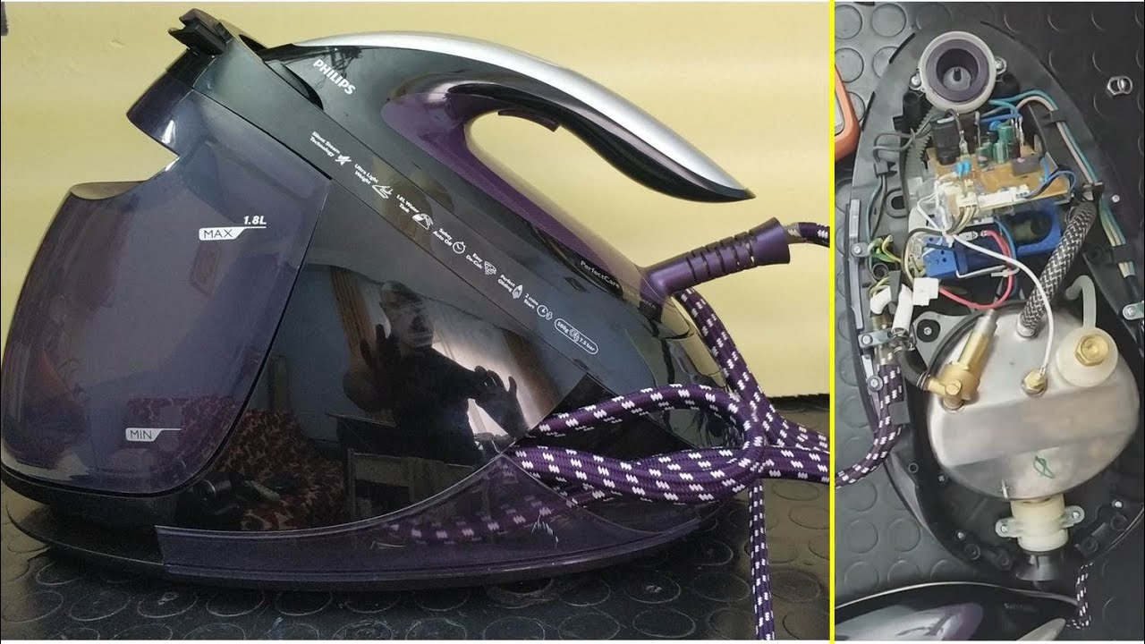 Buhar Kazanlı Ütü Arıza Tespiti - Su Pompası ve Sökümü (Philips GC 9650)