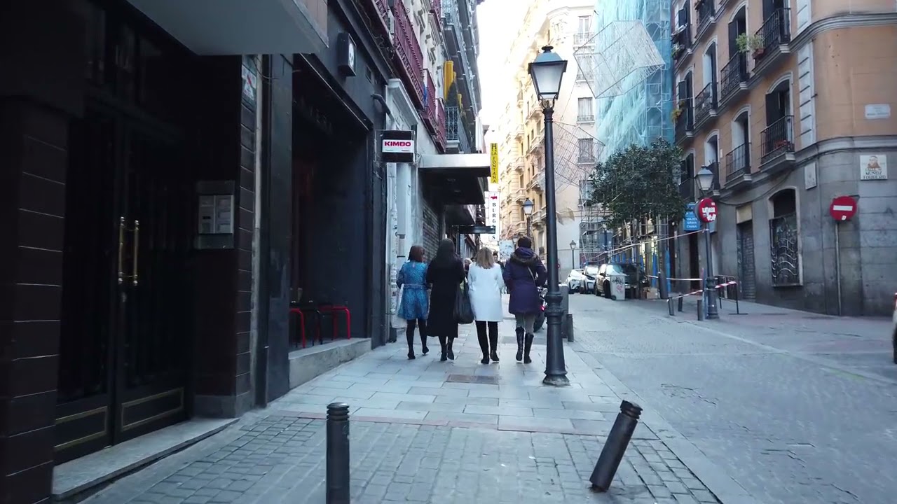 Walking in MADRID   Spain Winter Tour