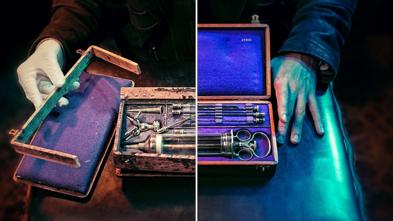 Antique Medical Kit Restoration | ASMR