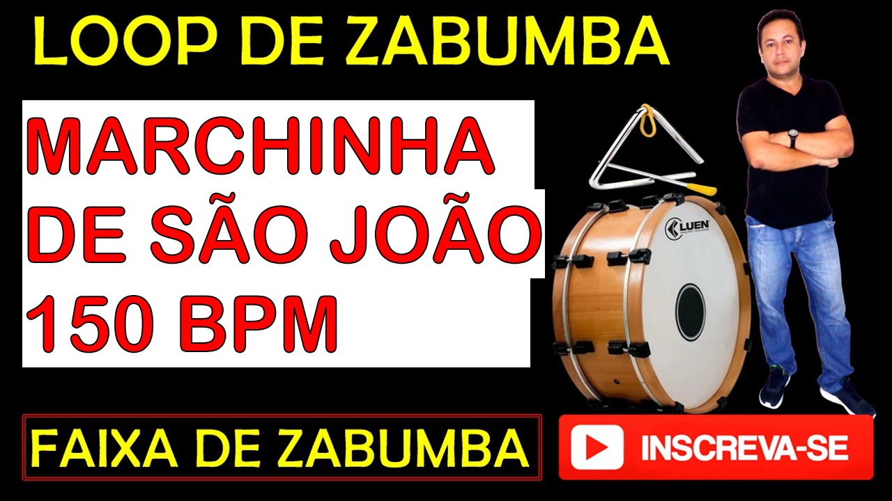 LOOP DE FORR&Oacute;  S&Atilde;O JO&Atilde;O 150 BPM/ ACOMPANHAMENTO DE ZABUMBA E TRI&Acirc;NGULO PARA ARRASTAP&Eacute; DE S&Atilde;O JO&Atilde;O.