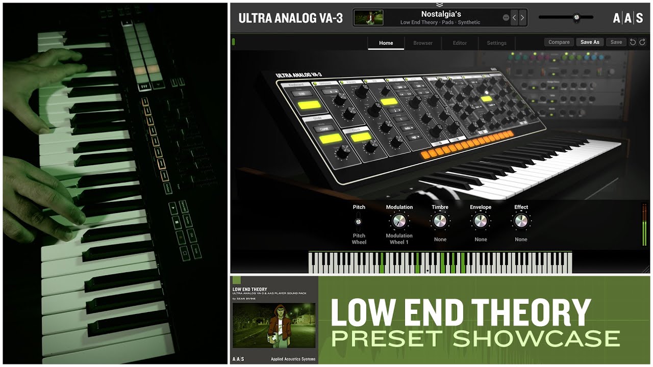 AAS Low End Theory Showcase&mdash;Sean Divine sound pack for Ultra Analog VA-3 and AAS Player