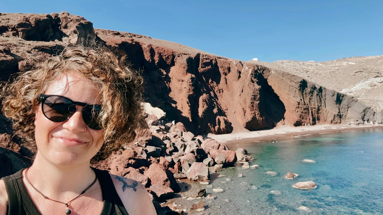 BEACHES OF SANTORINI | Red Beach, White Beach, Kamari, Perissa