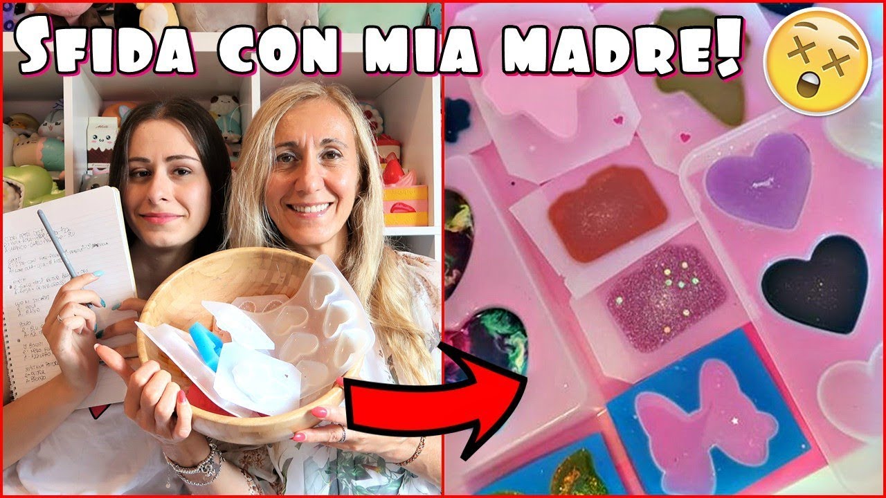 SFIDA creazioni in RESINA con mia MADRE :D