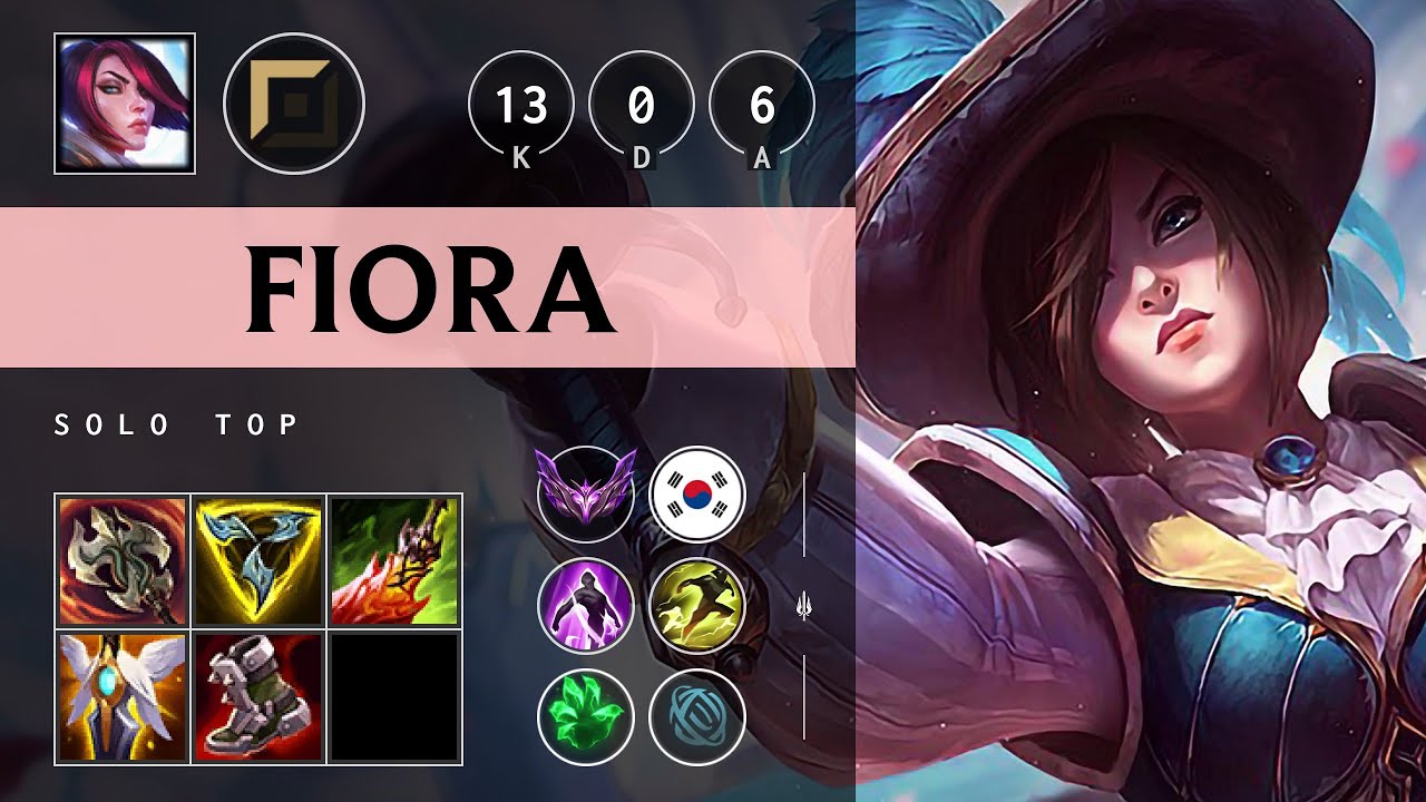 Fiora Top vs Renekton - KR Master Patch 25.09
