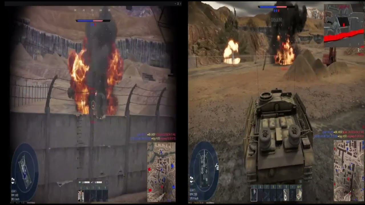 قيم تفجير دبابات #3 war thunder