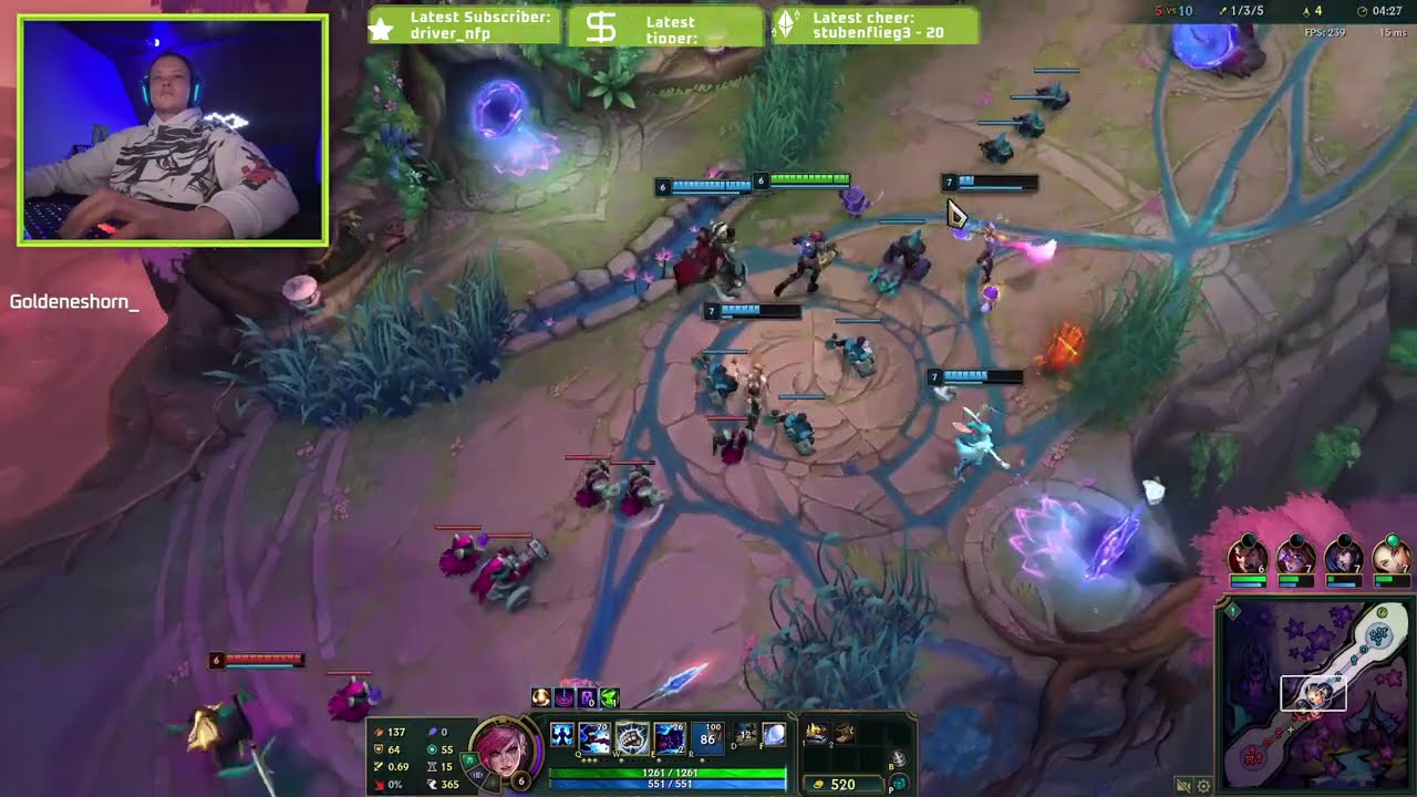 League Aram Chaos  :) bei 150 Followern gibt es ein Giveway!!!! #gaming #twitch #deutsch #streamer