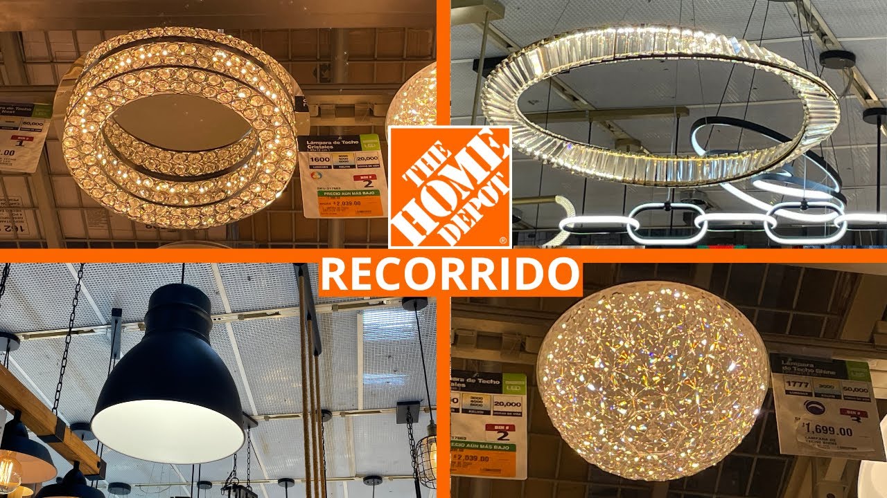 ¡LÁMPARAS HERMOSAS y a precios BAJOS en HOME DEPOT!