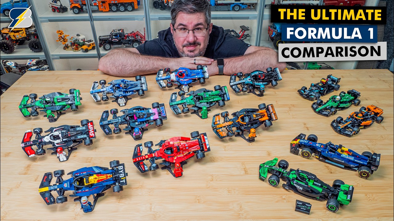 The ultimate Formula 1 comparison - LEGO Speed Champions F1 new vs. old vs CaDA & Rastar