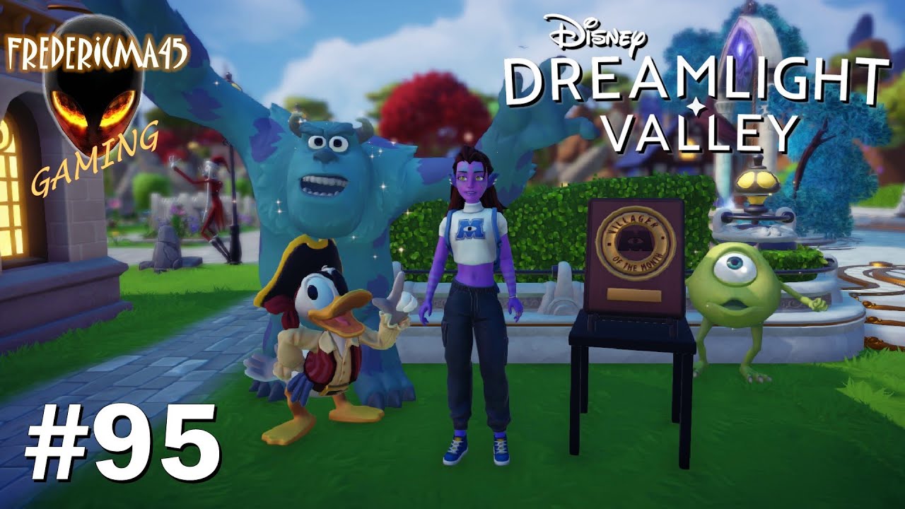 Disney Dreamlight Valley [FR] BOB et SULLI - Un Bon Goût Monstrueux & Villageois du Mois #95