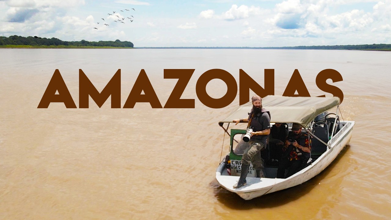Fotografía de fauna en el inmenso río Amazonas