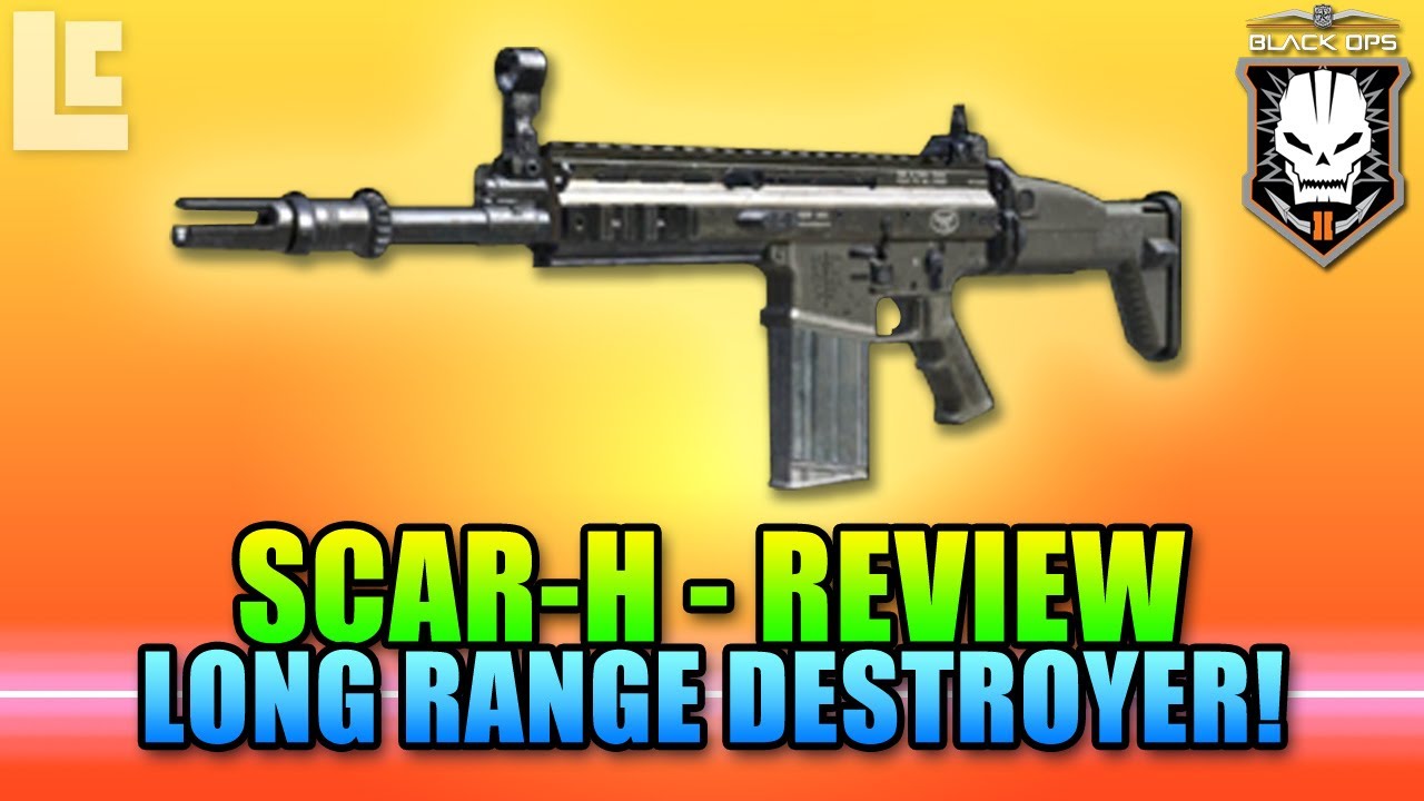 SCAR-H - Ultimate Long Range Assault Rifle (Black Ops 2 Gameplay/Commentary)