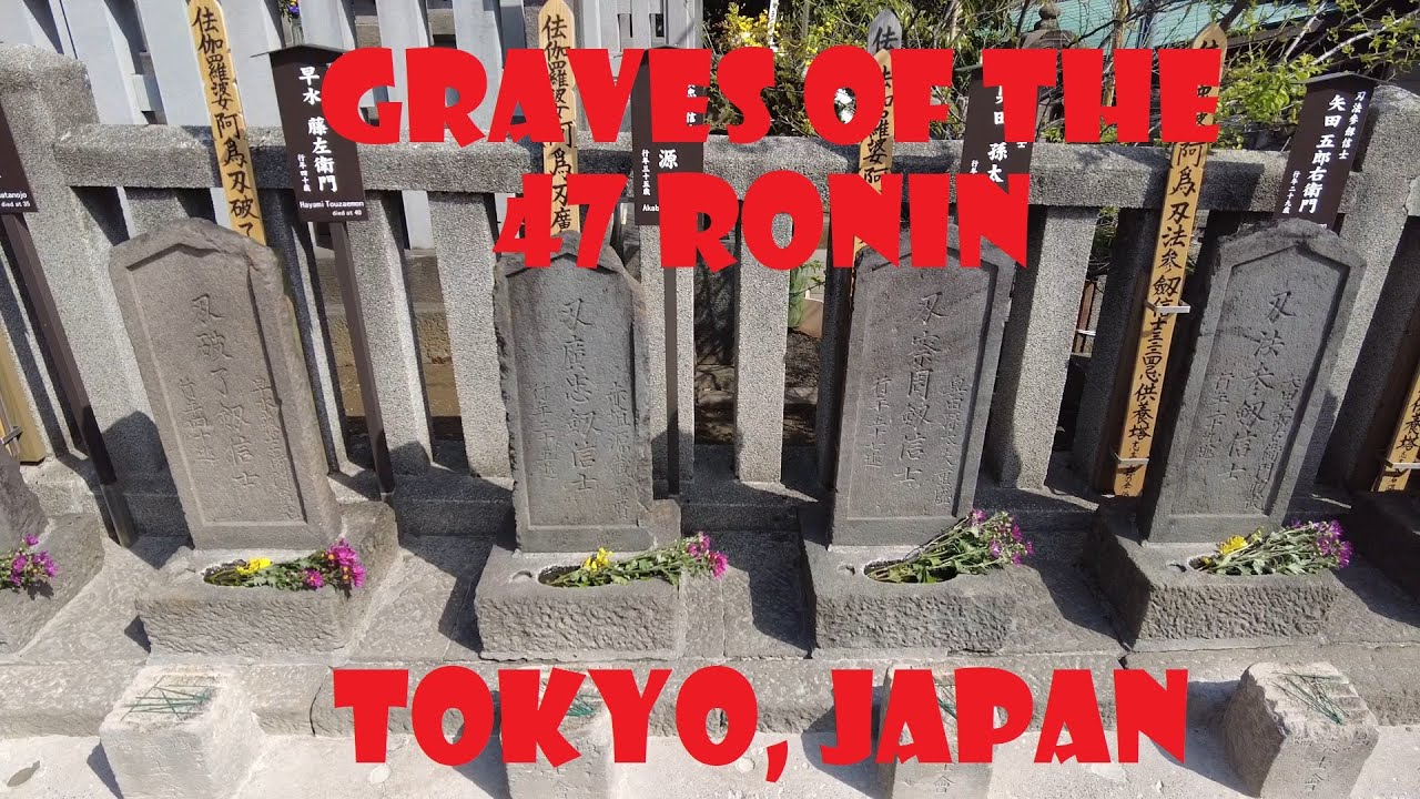 Tokyo 4K 47 Ronin Sengaku-Ji Temple Tokyo, Japan