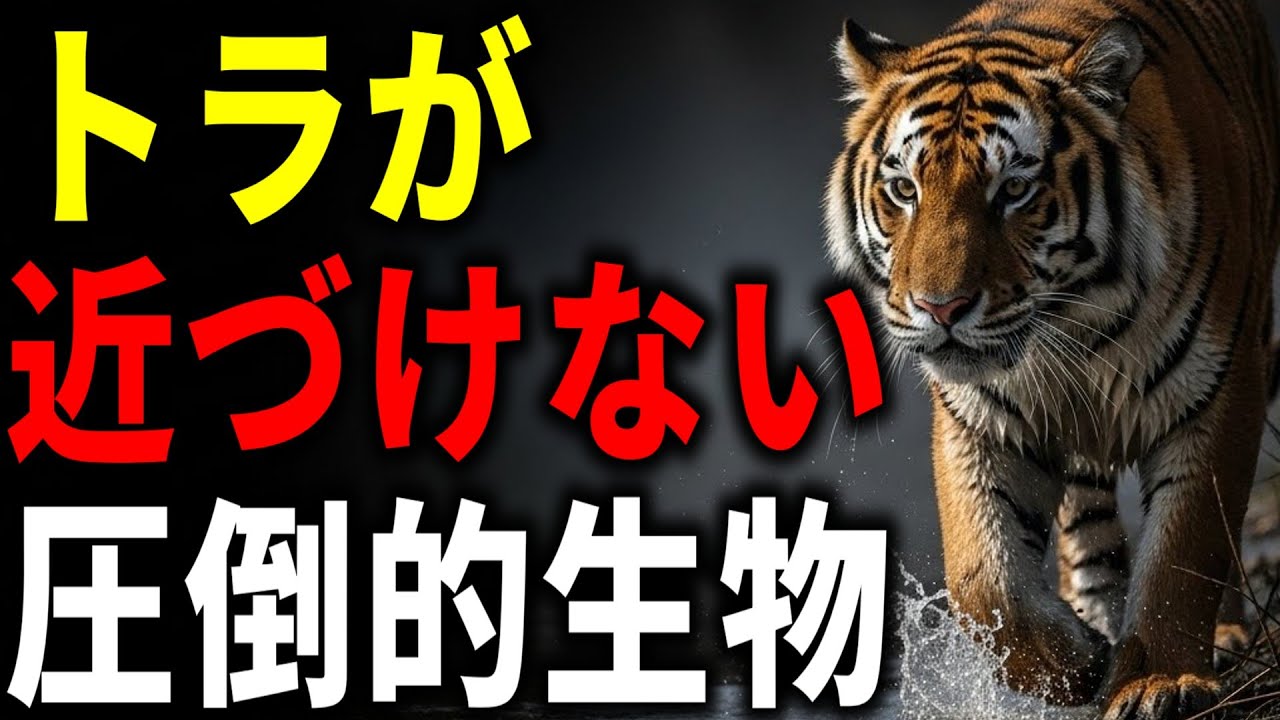 【ネコ科最大級】最強のトラが本能的に避ける生物4選