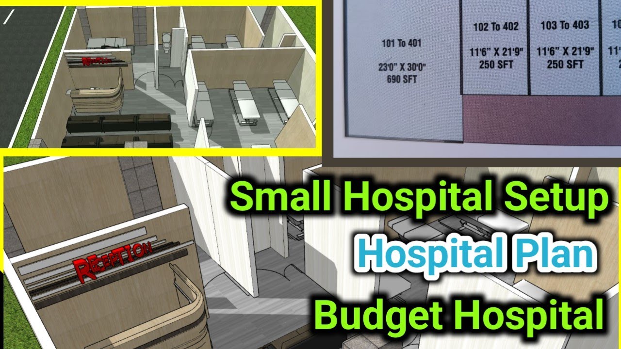 SMALL HOSPITAL DESIGN | SMALL CLINIC DESIGN
