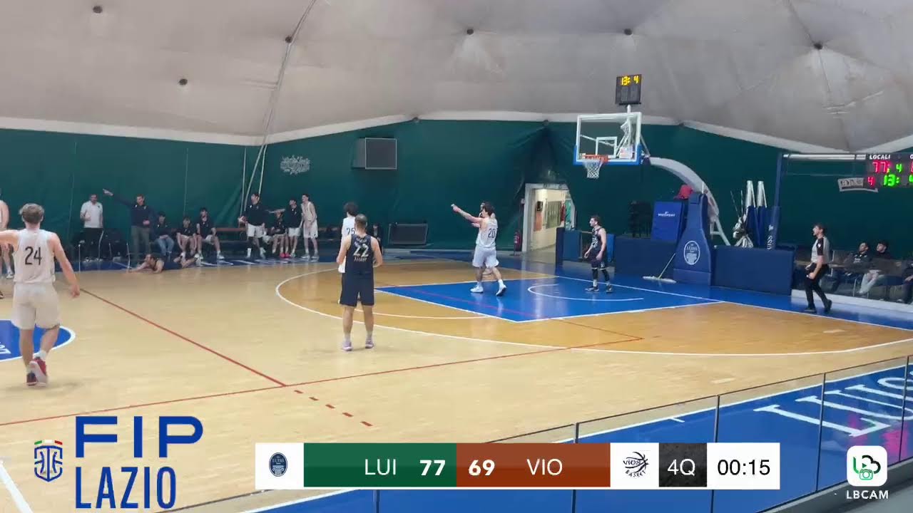 Diretta FIP Lazio - Divisione Reg. 1: Luiss vs Vios Basket.