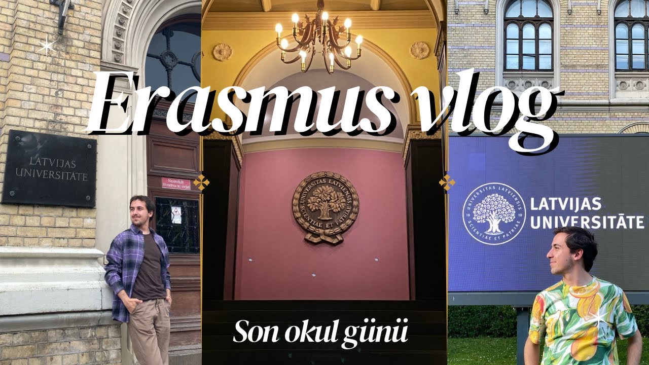 16 yıllık okul hayatımı LETONYA'da bitiriyorum| #erasmus #vlog