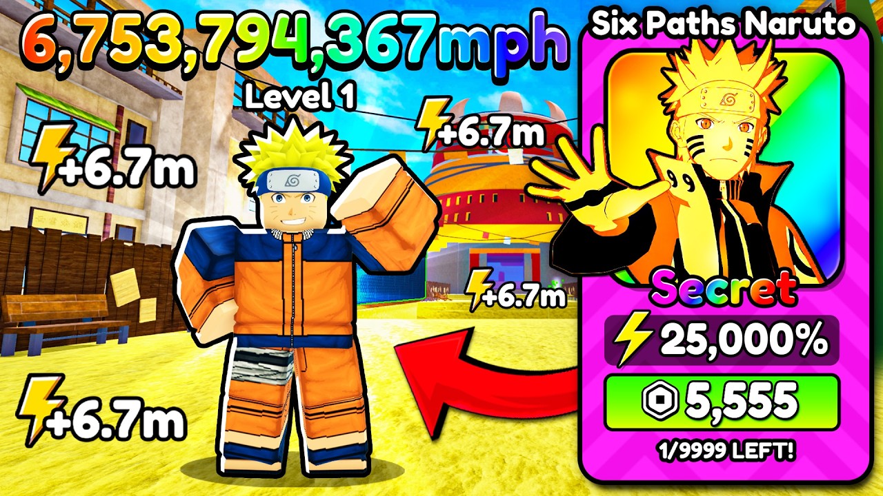 Начинаю с нуля как НУБ с ЛУЧШИМ НИНДЗЯ в Speed Naruto Escape! (Roblox)