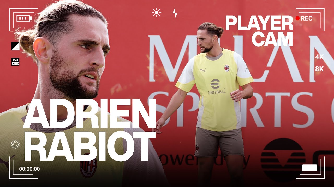 Rabiot Cam | All eyes on Adrien's first training at Milanello