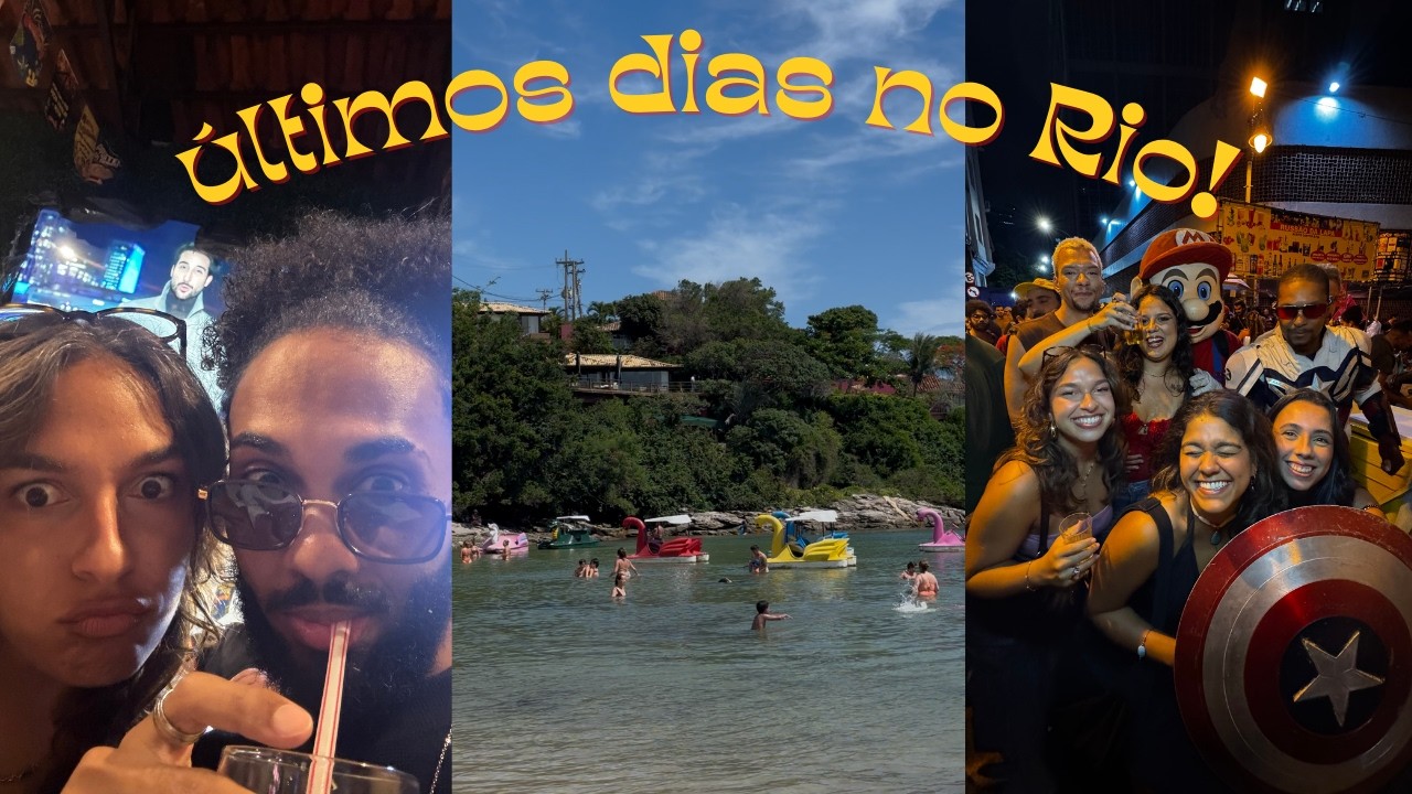 últimos dias no Rio!