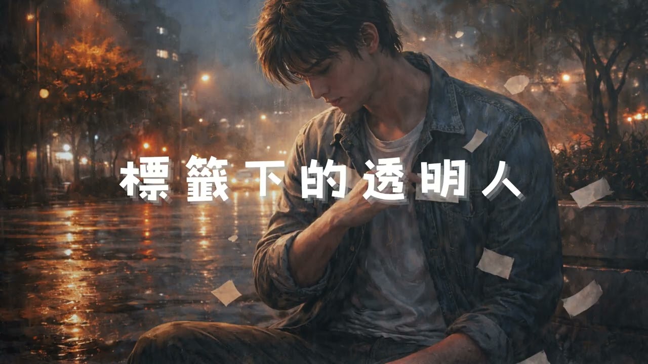 🎧【標籤下的透明人】｜當你不再活在別人的眼光裡，才是自由的開始。｜深夜抒情療癒推薦