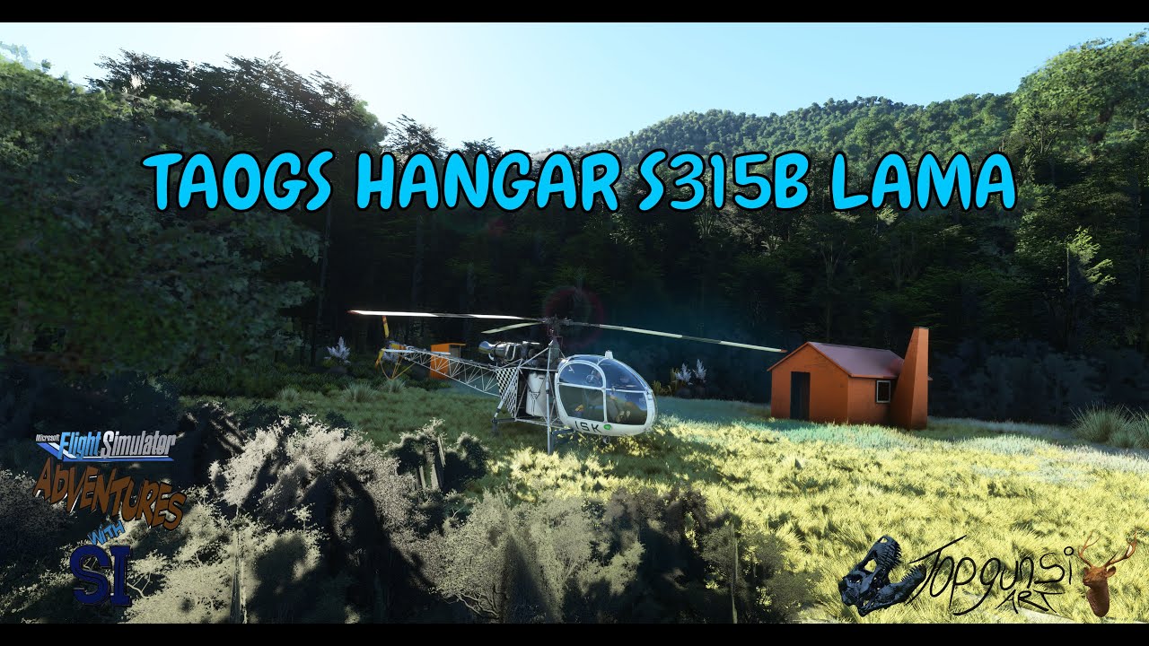 Taking Taogs Hangar Lama for a flight.