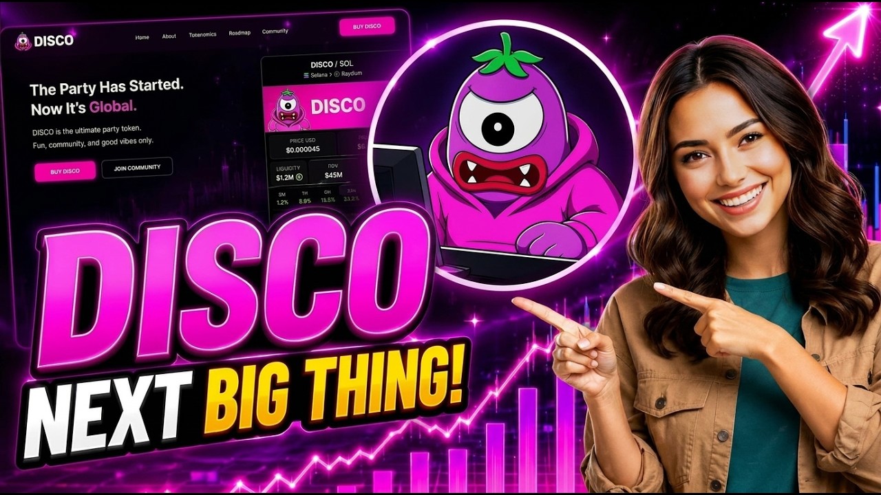 MEMECOIN🚀MEET DISCO🔥 THE HEART OF THE MEMEVERSE 🔥🚀