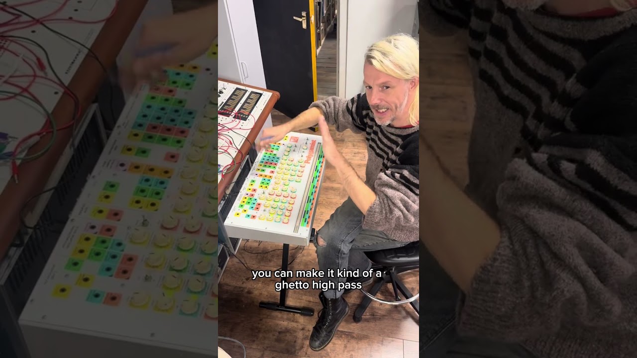 Karl Ekdahl demonstrates the Ekdahl Polygamist at Resonance Studios 