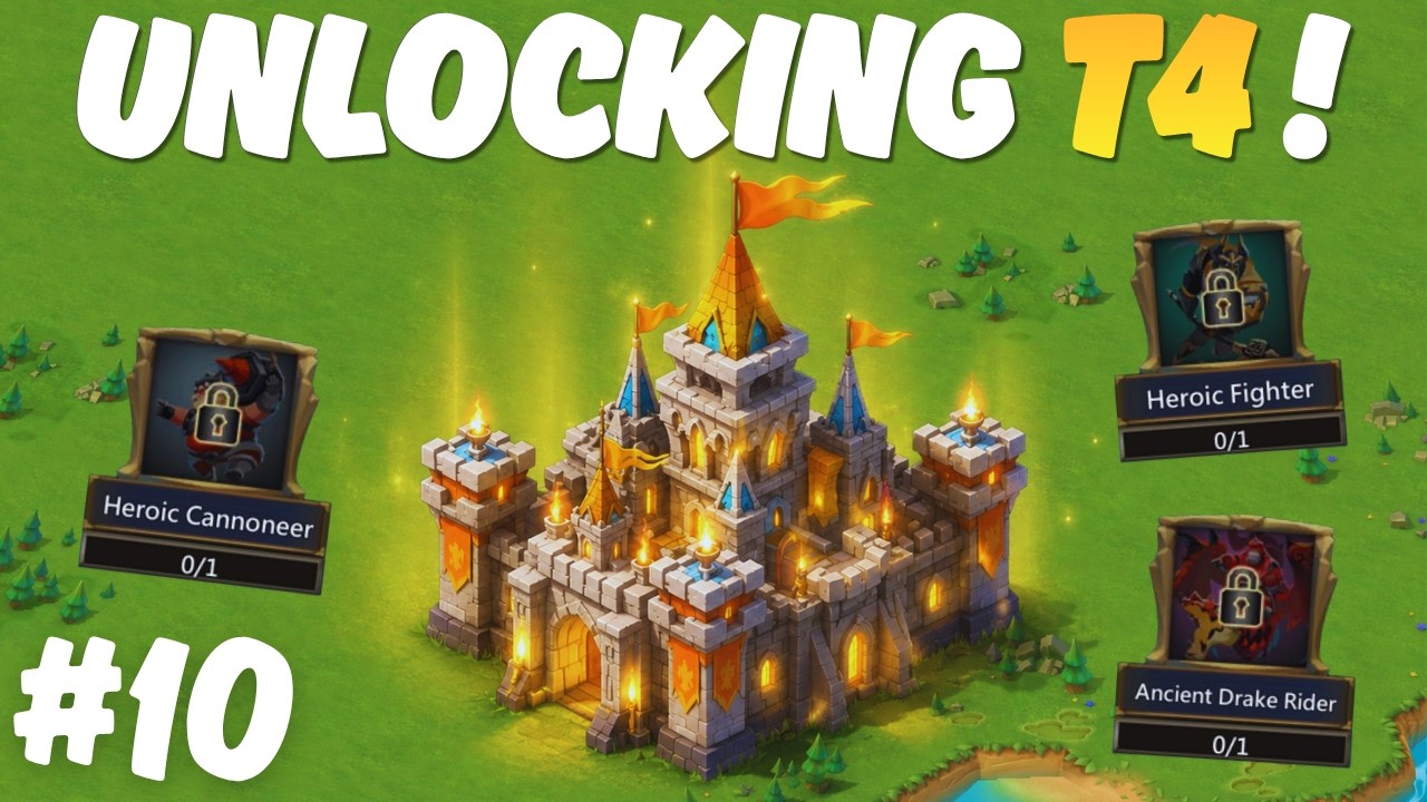 Lords Mobile - Day 22 Unlocking T4s on my new account!! Kingdom 2013 #10