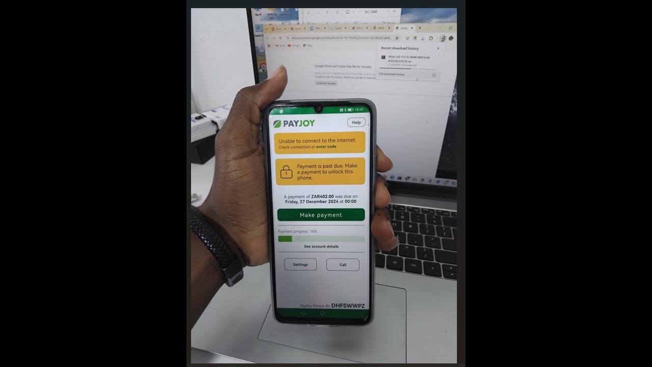 NOVA Y72 PAYJOY REMOVE