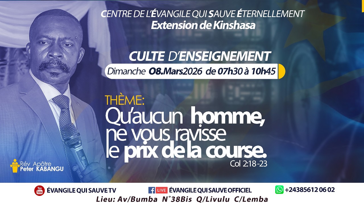 ✓✓Thème:  Qu'aucun homme, ne vous ravisse le prix de la course .