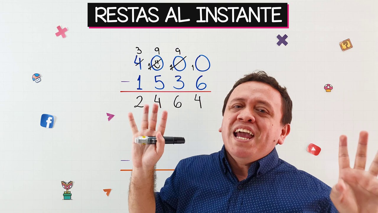 Como restar al instante (¿prestando?) | Truco |
