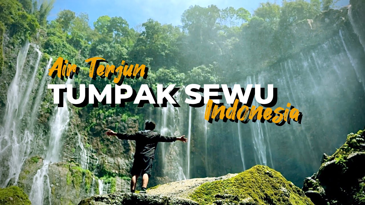 Pertama kali ke INDONESIA, Aku TERPERSONA dengan keindahan Air Terjun TUMPAK SEWU!