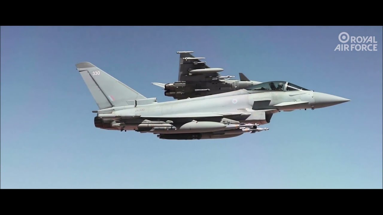 RAF Eurofighter Typhoon FGR4s anti-ISIL missions from RAF Akrotiri in Cyprus
