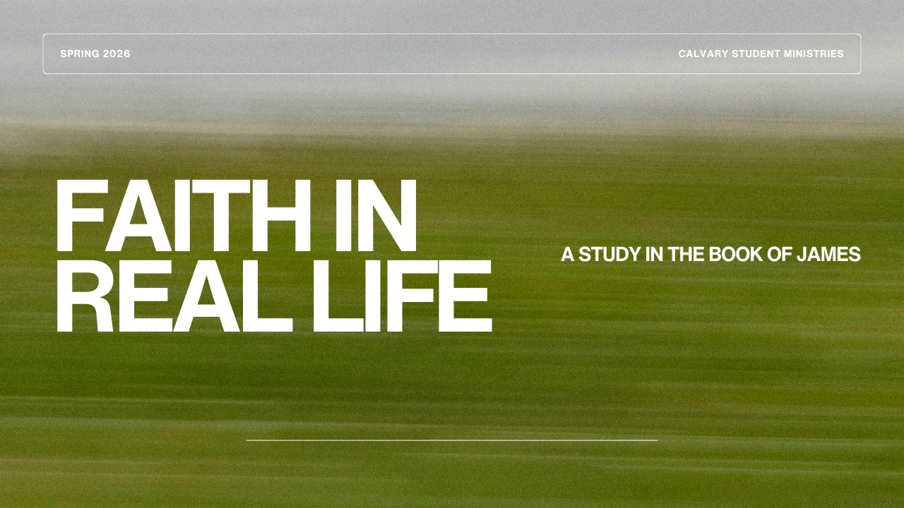 CSM PM - 3/1/26 - Faith in Real Life - James 2:1-13