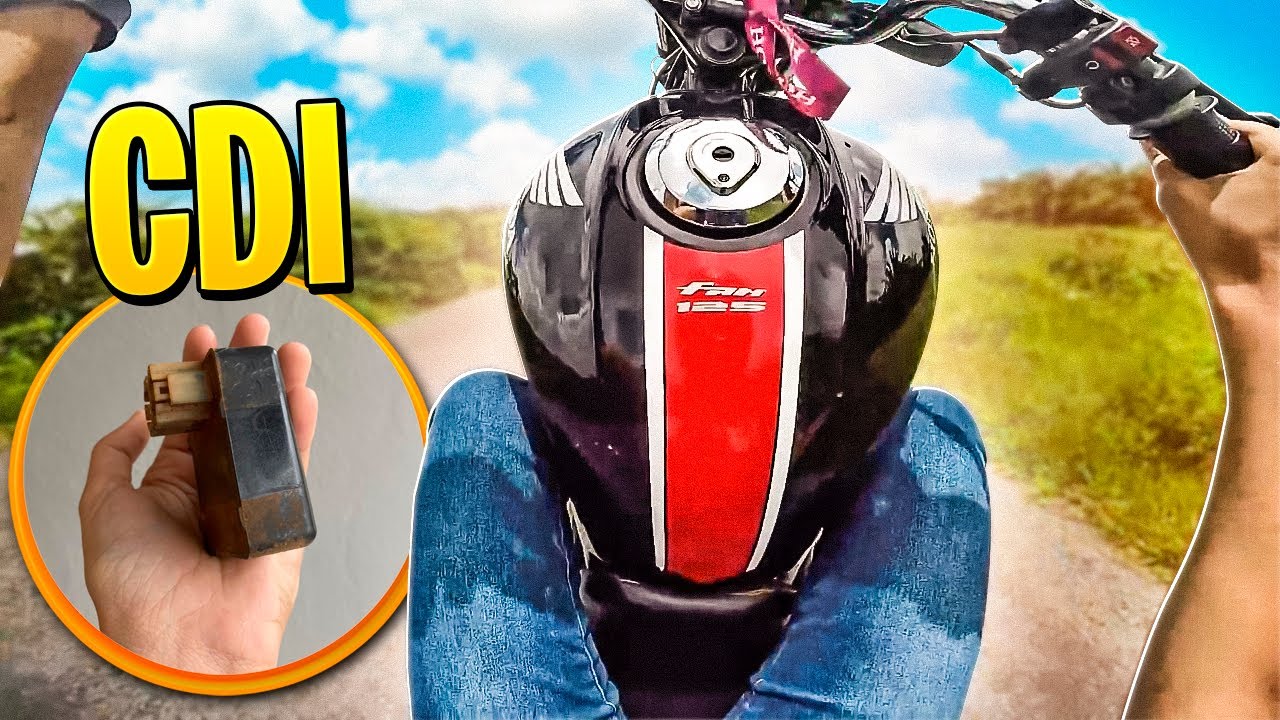 BOTEI CDI NA MINHA FANZOKA 125 “só cortão de giro”
