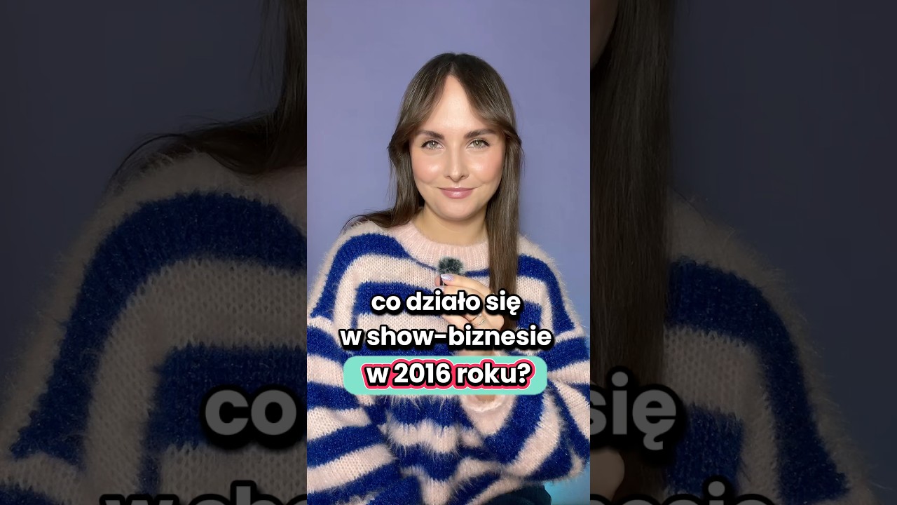 Co działo się w show-biznesie w 2016 rok?🤔 #shorts #2016 #challenge #showbiz