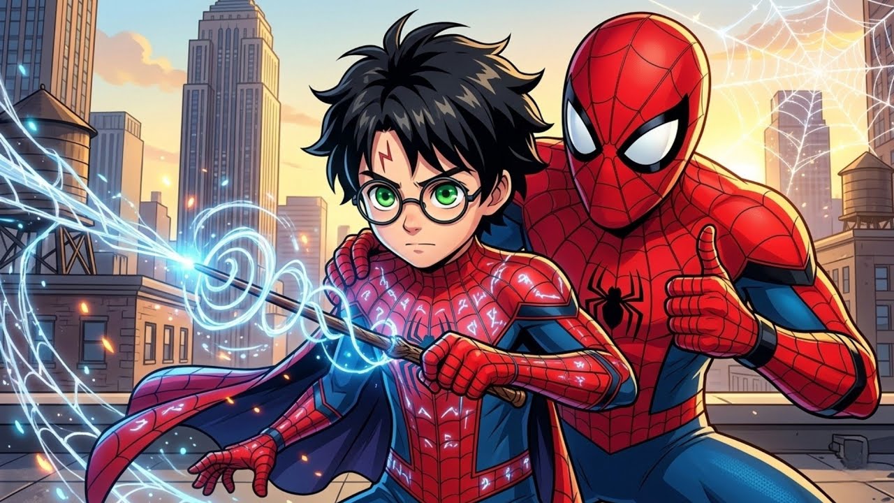 What If Spider-Man Trained Harry Potter And He Became The First Web-Slinging Wizard