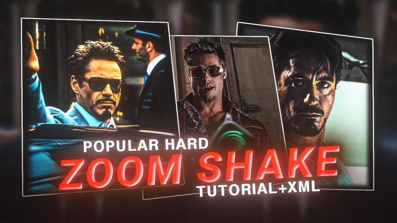 How to Make HARD ZOOM Effect in Alight Motion 🔥 | Free XML + Tutorial