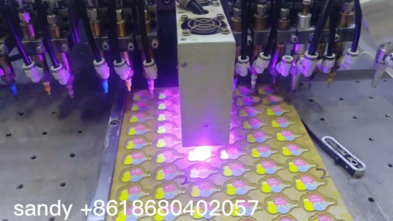 UV light for  PVC label 24 colors dispensing machine