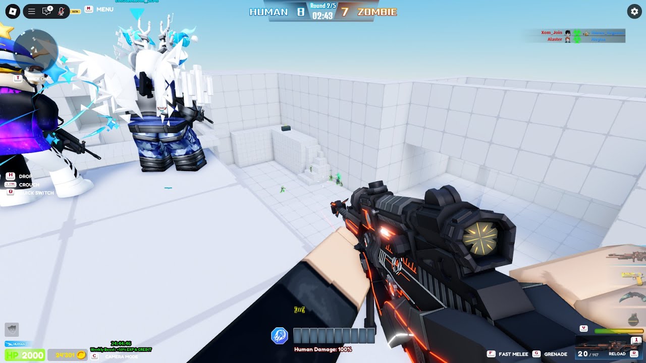Infection Gunfight / Barrett M82A1-X (Awakened) vs Zombie