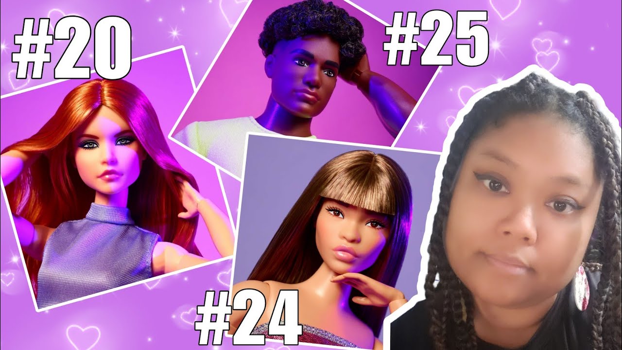 Barbie Looks Wave 4- First Look and thoughts on Model #20, #24 & #25/ Andra, Simone and AA Ken