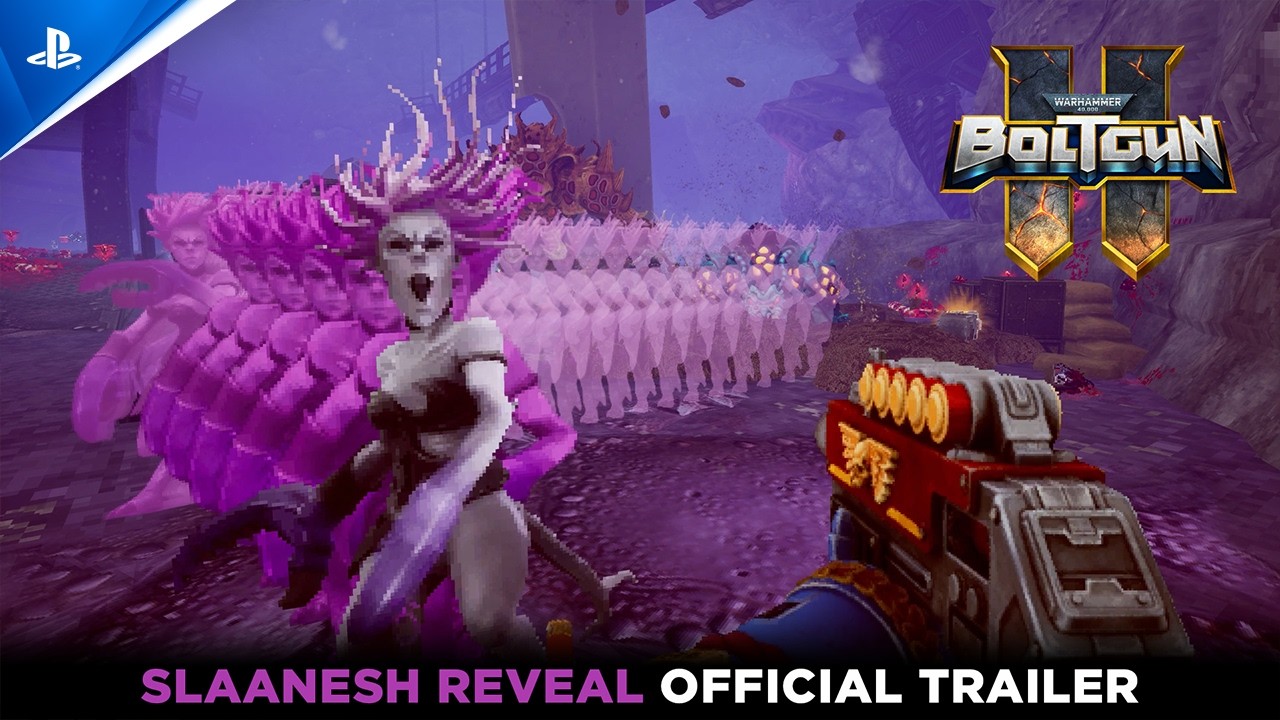 Warhammer 40,000: Boltgun 2 - Slaanesh Reveal Trailer | PS5 Games