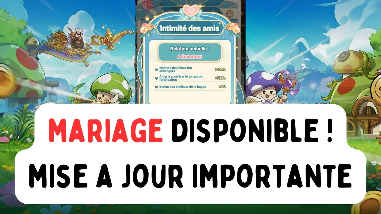 Legend of Mushroom - Mise a jour MARIAGE !!! (08/05/2024)