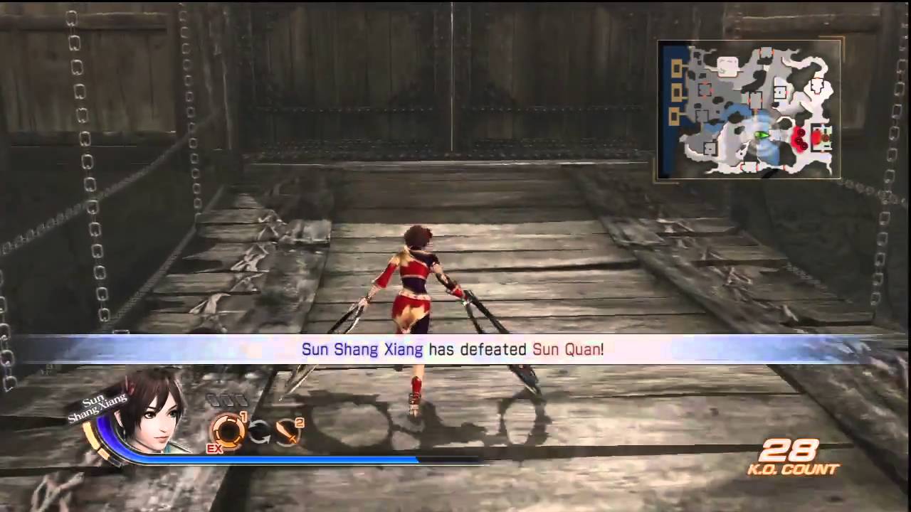 Sun Shang Xiang Legendary Battle 1 Hard Wu Conquest Gameplay Video Dynasty Warriors 7 PS3