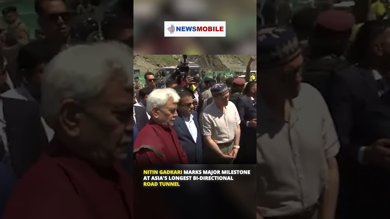 Nitin Gadkari Marks Major Milestone at Asia's Longest Bi-Directional Road Tunnel