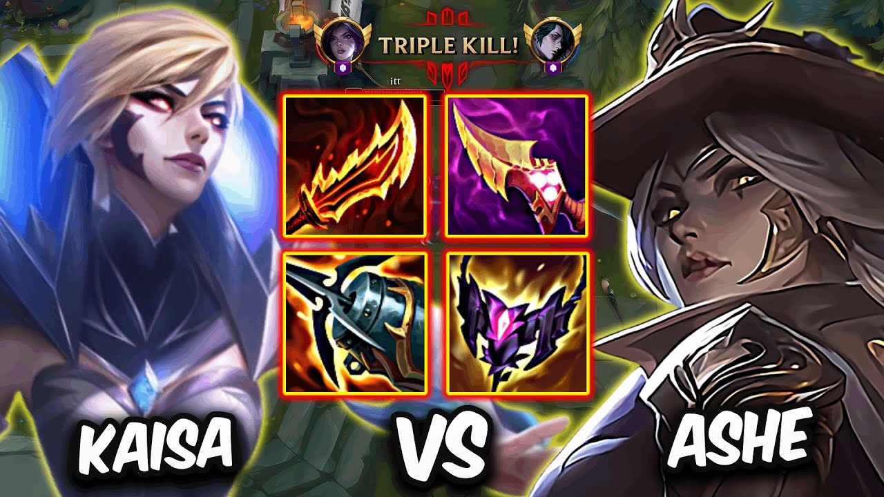 Kaisa vs Ashe ADC ( PERFECT KDA ) Korea Master 312 LP | Patch 25.22