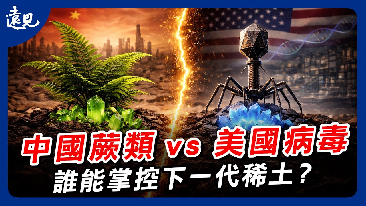 中國蕨類 vs 美國病毒：誰能掌控下一代稀土來源？美中科技戰進入生物時代｜環球視野 EP. 8